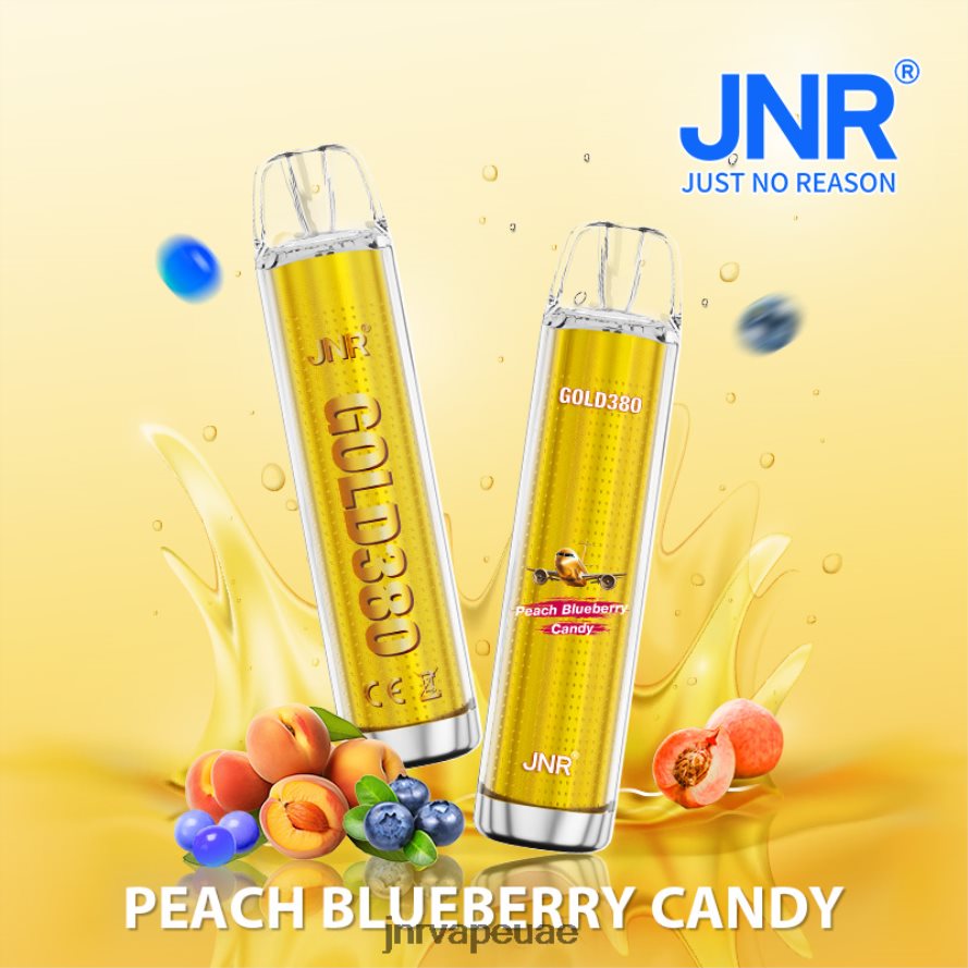 JNR vape UAE- حلوى الخوخ والتوت جي إن آر جولد 380 8ZL48042