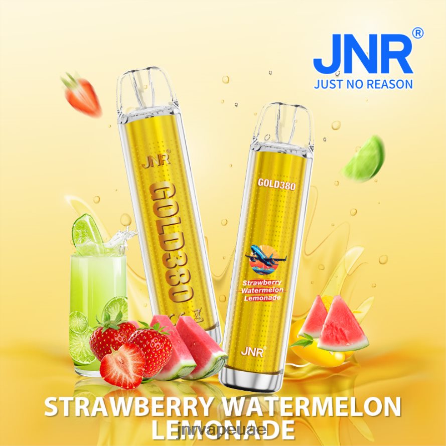 JNR vapes factory- عصير الليمون بالبطيخ والفراولة جي إن آر جولد 380 8ZL48045