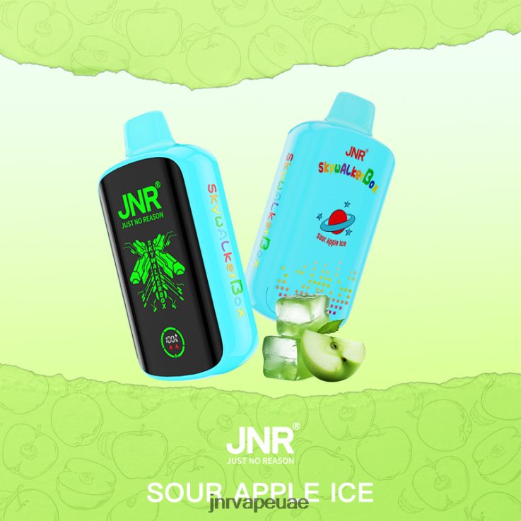 JNR SKYWALKER صندوق جليد التفاح الحامض P8JB6843 JNR vape review