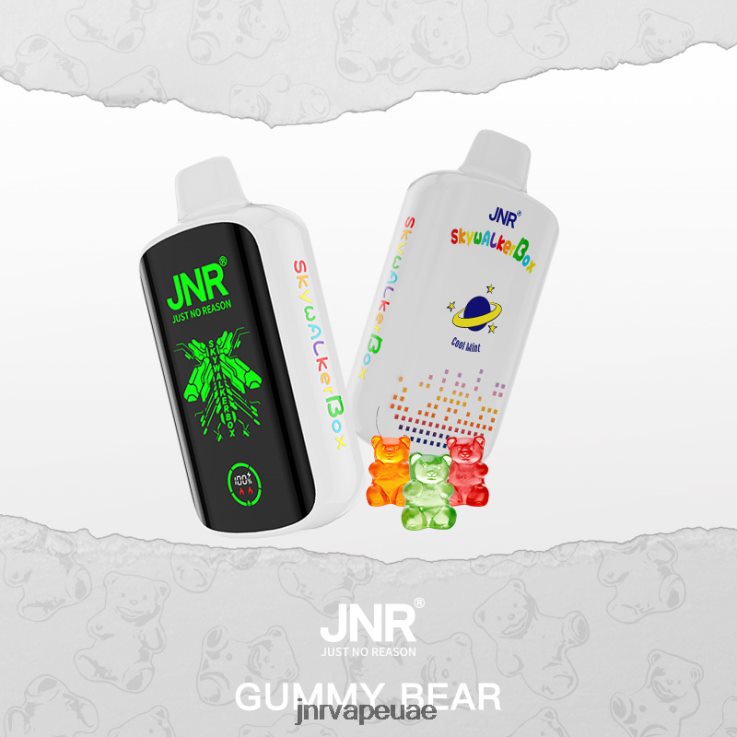 JNR SKYWALKER صندوق حلوى الدب المضغية P8JB6853 JNR vape review