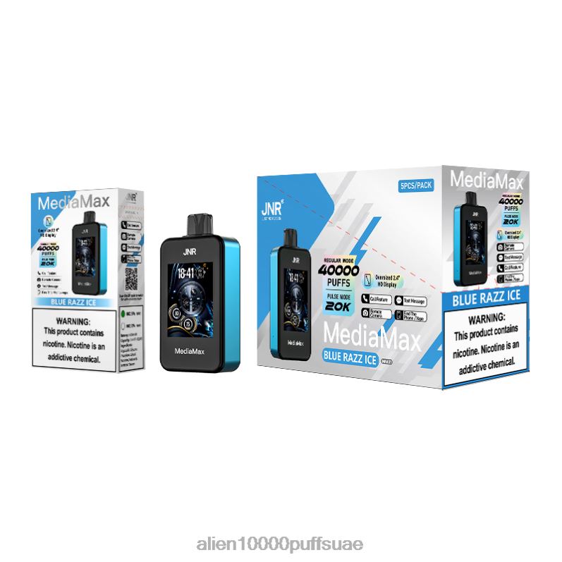 JNR MediaMax نفخة 40 ألف 4Z6L421 الجليد الأزرق JNR vape price
