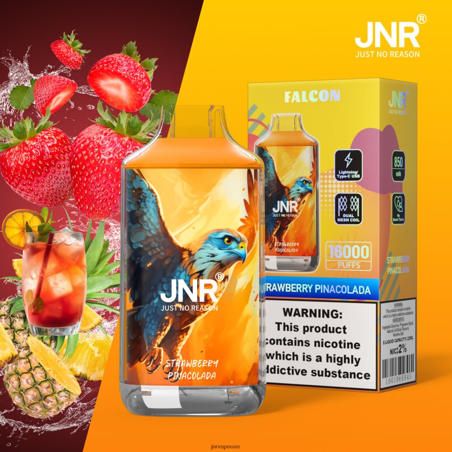JNR vape flavours- بيناكولادا الفراولة بدون فواكه jnr فالكون 8ZL480228